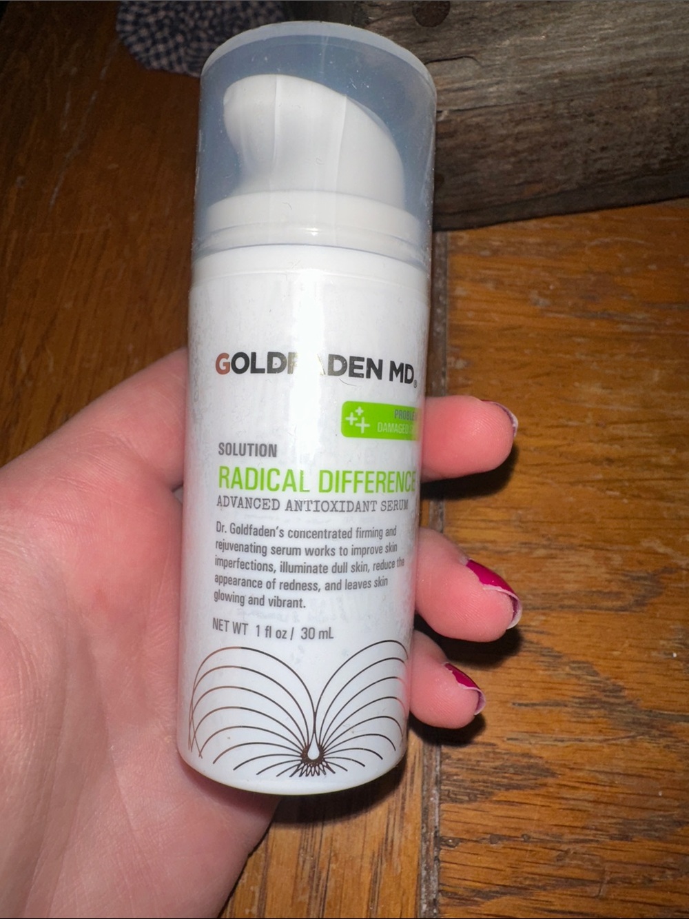 Goldfaden MD Radical Difference Advanced Antioxidant Serum — White